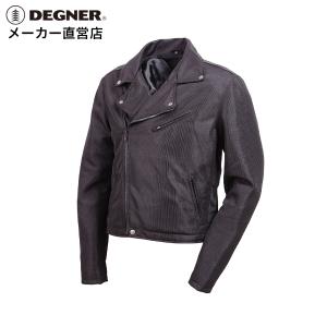 デグナー メッシュテキスタイルジャケット 21SJ-3 メンズ 春 夏 黒 ブラック