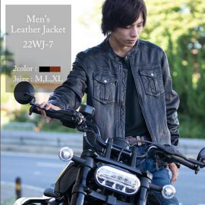 DEGNER（デグナー） 春 夏 メンズ レザートリコロール ジャケット やぎ