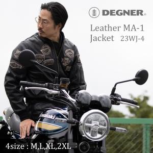 DEGNER（デグナー） 20WJ-2 レザージャケット 黒/カーキ Mサイズ JP店