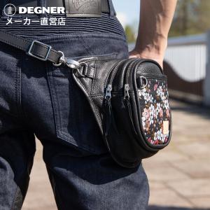 DEGNER（デグナー） バイク ホルスターバッグ レッグバッグ 本革