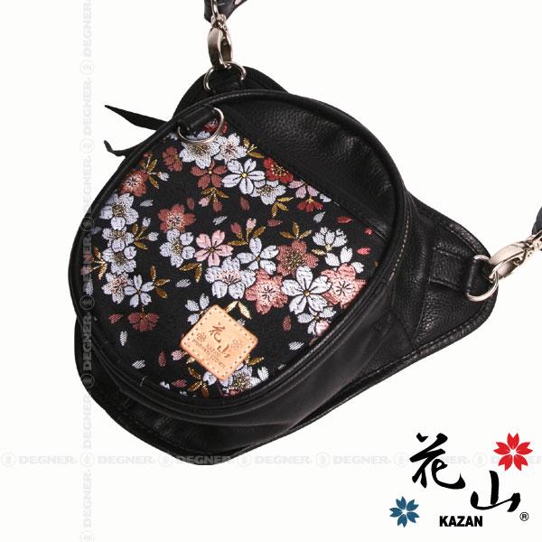 花山チョークバッグ/KAZAN CHALK BAG（ブラック） [5S-W2K-京桜-BK]