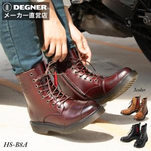 DEGNER（デグナー） サイドゴアブーツ メンズ BOM-1A バイク カスタム