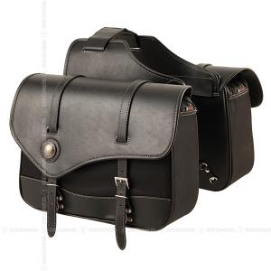 ナイロンダブルサドルバッグ/NYLON DOUBLLE SADDLEBAG（ブラック） [NB-39B-BK]