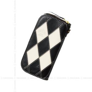 ダイアグラムジップウォレット/DIAGRAM ZIP WALLET（ブラック/ホワイト） [RACW-4-BKWT]