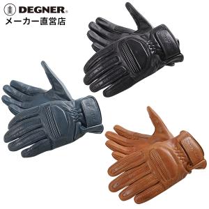 GRENZGAENGER グレンツゲンガー　ライダーパンツ・ライダーグローブ DEGNER（デグナー） レザーグローブ メンズ TG-51 バイク ツーリング