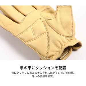 レザーグローブ ツーリング ショート バイク ...の詳細画像4