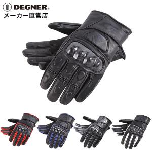 DEGNER（デグナー） バイク メッシュレザーショートグローブ 本革 手袋
