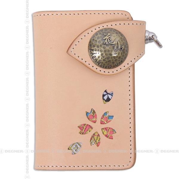 花山レザーウォレット/KAZAN LEATHER WALLET（タン） W-88K-都桜-TAN