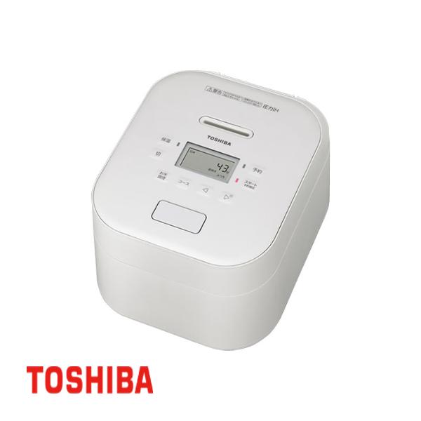 TOSHIBA　東芝　5.5合炊き　圧力IH炊飯ジャー　炊飯器　RC-10FPW(W) [ミルキーホ...