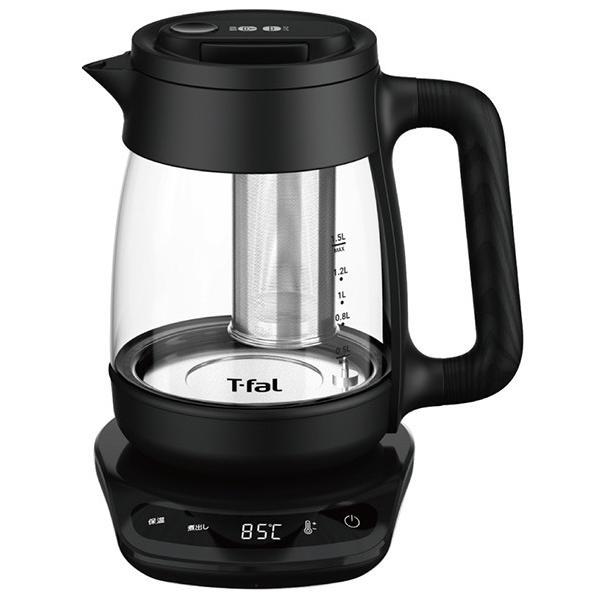 ティファール 電気ケトル (1.5L) ガラスケトル (1.5L) テイエールロックコントロール ブ...