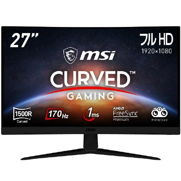 MSI 27型液晶ディスプレイ Gシリーズ G27C5E2 ゲーミングモニター（納期目安1〜2週間）