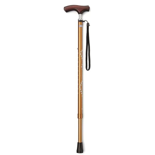 ミキ キララ・ケイン 星柄 金(517304) (ステッキ 杖) ※メーカー(ウェルファン) 直送(...