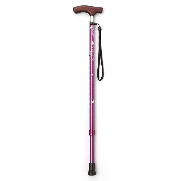 ミキ キララ・ケイン 宝石柄 紫(517304) (ステッキ 杖) ※メーカー(ウェルファン) 直送...