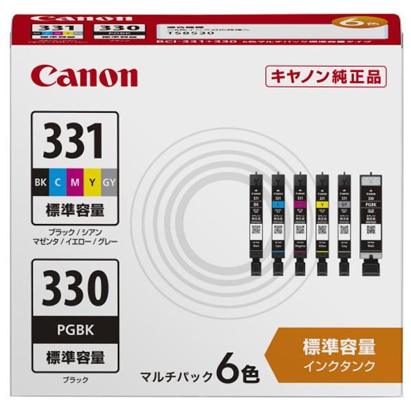 キヤノン インクタンク (6色マルチパック) BK/C/M/Y/GY+BCI-330 BCI-331...