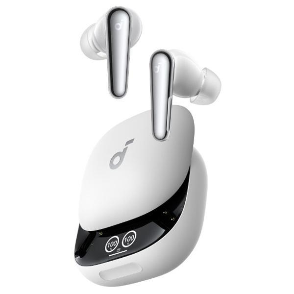 Anker 完全ワイヤレスイヤホン Soundcore Liberty 4 Pro パールホワイト ...