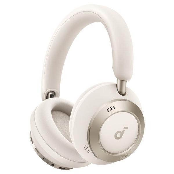 Anker ヘッドホン Soundcore Space One Pro シャンパンゴールド A306...
