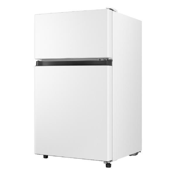 ハイセンス (右開き) 87L 2ドア冷蔵庫 HR-B91E3W 冷蔵庫 HRB91E3W (九州倉...