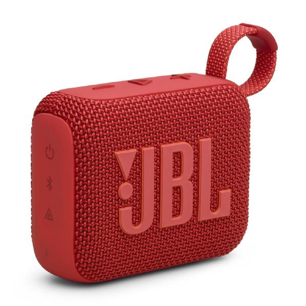 JBL ポータブルBluetoothスピーカー JBL GO 4 レッド JBLGO4RED（納期目...
