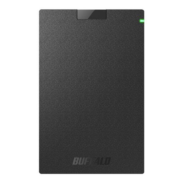 BUFFALO ポータブルハードディスク (2TB) HD-PCG2.0U3-GBA ブラック HD...