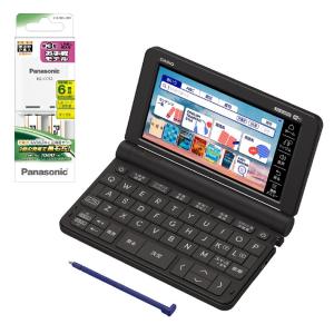 （今だけ充電器セット付）カシオ 電子辞書  XD-SX4820BK ブラック 高校生スタンダードモデル(230コンテンツ収録) EX-word  XDSX4820BK （在庫あり）｜dejikura