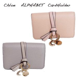 Chloe 名刺入れ カードケース クロエ ALPHABET CardHolder CHC21WP015F57
