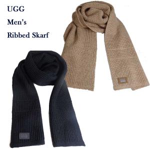 UGG マフラー アグ Men's Ribbed Scarf 22594 ニットマフラー ユニセックス 送料無料｜dekoselecthion