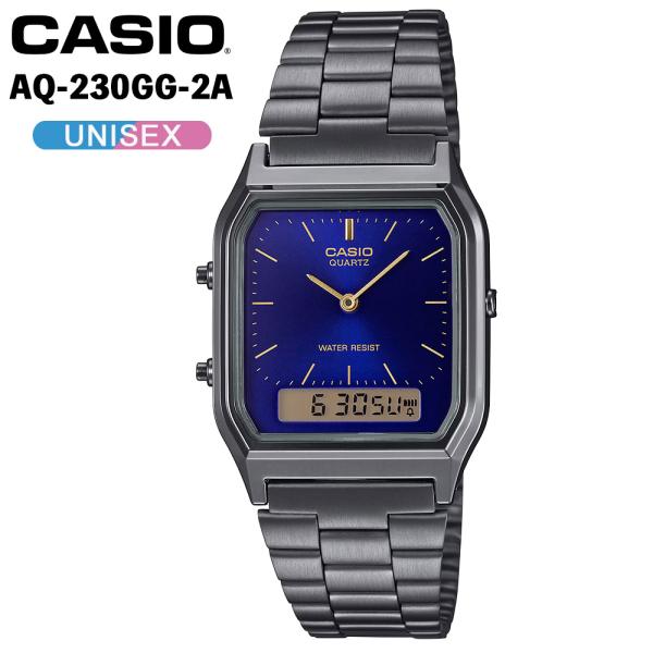 CASIO AQ-230GG-2A カシオ ヴィンテージ 海外モデル チプカシ メンズ レディース ...