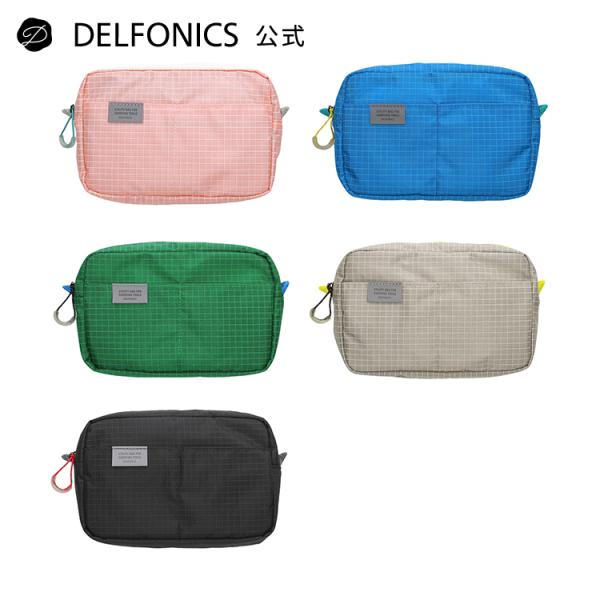 ポーチ A6サイズ 6ポケット キャリングケース 小物入れ フェーレ ショルダーバッグ インナーキャ...