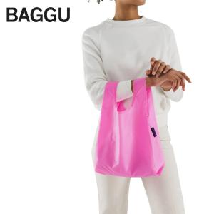 メール便 BABY BAGGU ベビー バッグ Bright Pink ピンク エコバッグ ナイロンバッグ ショッピングバッグ トートバッグ ギフト 景品 プレゼント