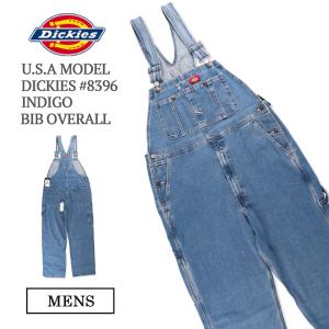 DICKIES Stonewashed Indigo Bib Overalls ディッキーズ ストーンウォッシュ インディゴ ビブ オーバーオール つなぎ USAモデル 8396｜delicious-y