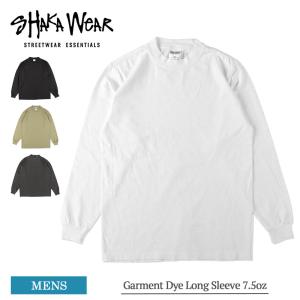 シャカウェア SHAKA WEAR Garment Dye Long Sleeve 7.5oz メンズ ロンT 長袖Tシャツ 長袖T ロングスリーブ 無地ロンT ロングTシャツ 厚手 無地 春 秋冬｜delicious-y