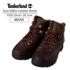 TIMBERLAND Euro Hiker Leather Boots 95100 ティンバーランド メンズ ユーロ ハイカー ハイキング ブーツ ブラウン TB095100214 BROWN｜delicious-y