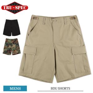 TRU SPEC トゥルースペック BDU SHORTS メンズ カーゴショーツ ショートパンツ ハーフパンツ 短パン 半ズボン 米軍 ミリタリーパンツ カーゴパンツ 夏｜delicious-y