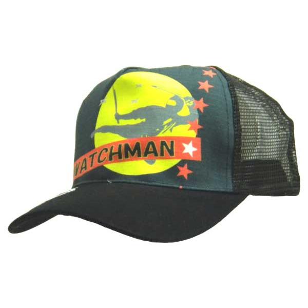 和柄メッシュキャップ（忍者プリント柄・つばにワンポイント刺繍） 和柄帽子