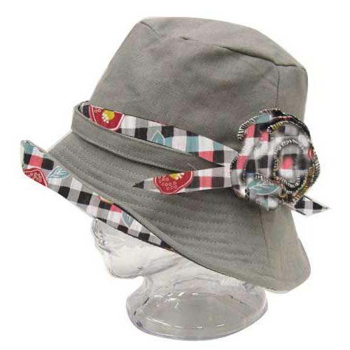 和 レディース用 帽子 コサージュ付 ハット