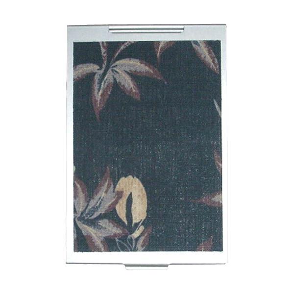 和柄 コンパクト 手鏡 ステンレス製 紺