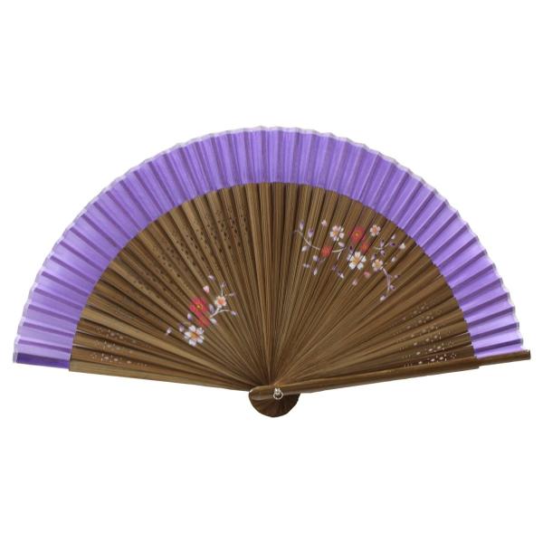 ネコポス可(3本まで)  和柄 扇子 花柄 （女性ペンテックス） レディース