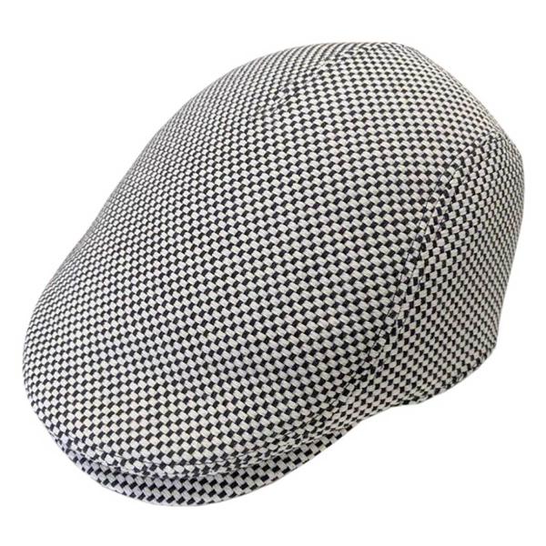 ギフト プレゼント (hanabi)華火 三河木綿 刺し子生地 和風ハンチング帽 サイズ調整可 日本...