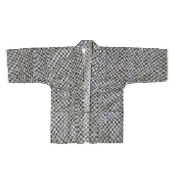 三河木綿 刺し子生地 一重刺し子 半纏 Ｓサイズ （子供サイズ） 着丈 約62cm 日本製