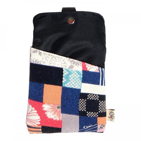 (リップル)Ripple レディース 和柄 2WAY 携帯 スマホケース 古布調柄