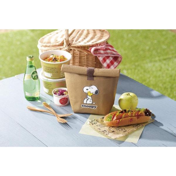 スヌーピー くるっと巻ける保冷温ランチバッグ  クロネコゆうパケット（1個まで）  プレゼント ギフ...