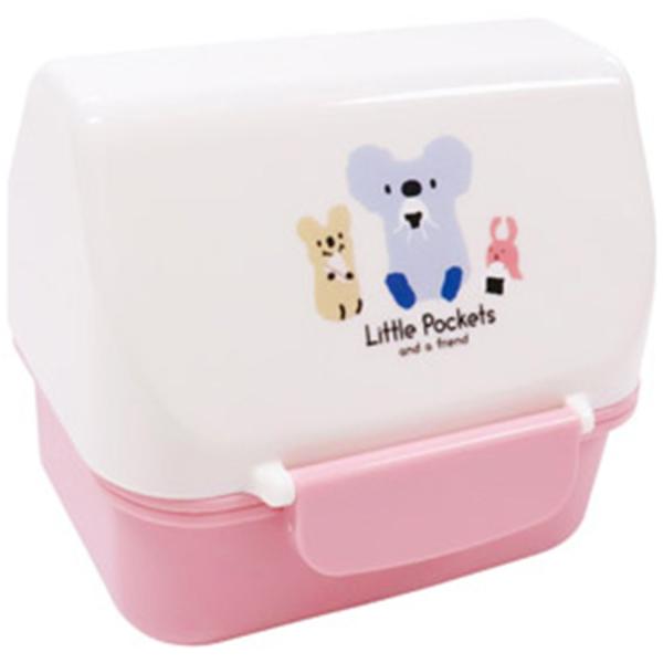 Little Pockets おにぎりお弁当箱　ピンク 80個セット 2段式 時短・省スペース 型崩...
