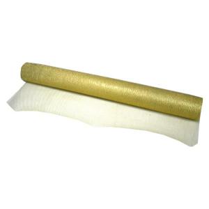 ラッピングペーパー メッシュ シルバー 約70cm×約20〜25m メタリック