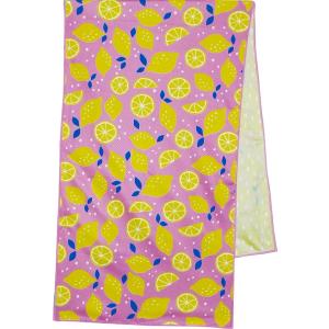 ネッククーラー クールタオル HELLO BEAR レモン 冷感タオル ひんやりタオル ウォータークール ミニタオル 30×100cm UV対策
