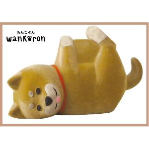 デコレ　じゃれしばメガネホルダー　茶　wankoron　わんころん　WA-74117　　クリックポスト不可