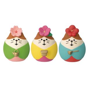 デコレ 雪だるま3人セット たき火つき クリスマス コンコンブル ZXS