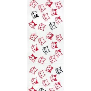 日本手ぬぐい 和柄 おしゃれ ねこ ホワイト IKS COLLECTION 注染 手拭い クリックポスト対応