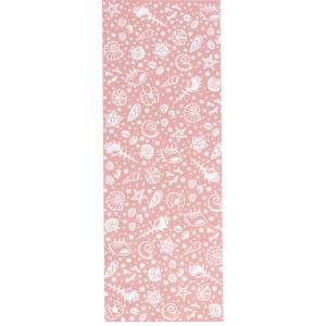 日本手ぬぐい 和柄 おしゃれ 海辺の散歩道 サンゴピンク 貝 IKS COLLECTION 34cm×88〜90cm 本格注染 手拭い 手ぬぐい