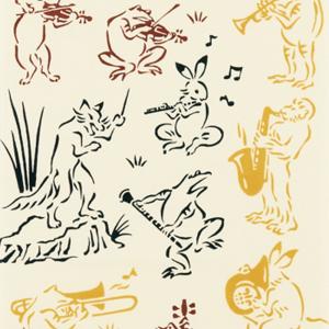 日本手ぬぐい 和柄 おしゃれ 鳥獣戯画 オーケ...の詳細画像4
