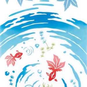 日本手ぬぐい 和柄 おしゃれ 清涼金魚 ken...の詳細画像3